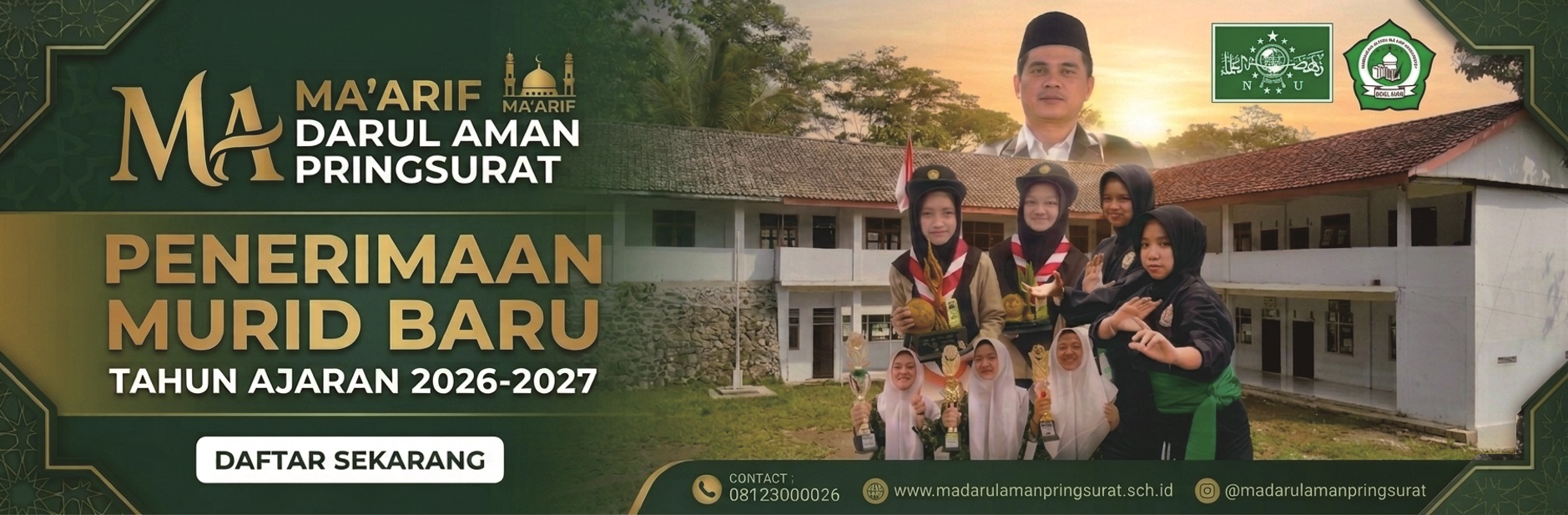 Banner SPMB MA Ma'arif Darul Aman